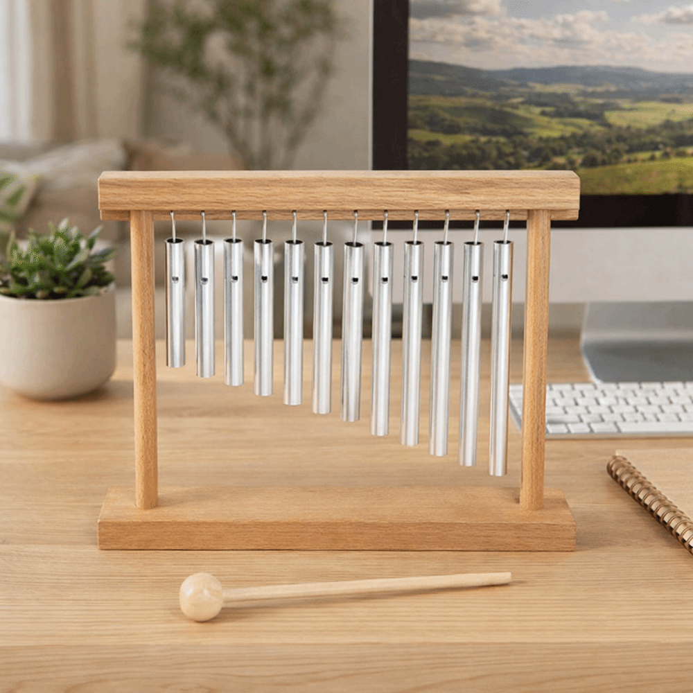 Celesta Musical Instrument - Wooden Meditation Musical Chime Collaborative Design