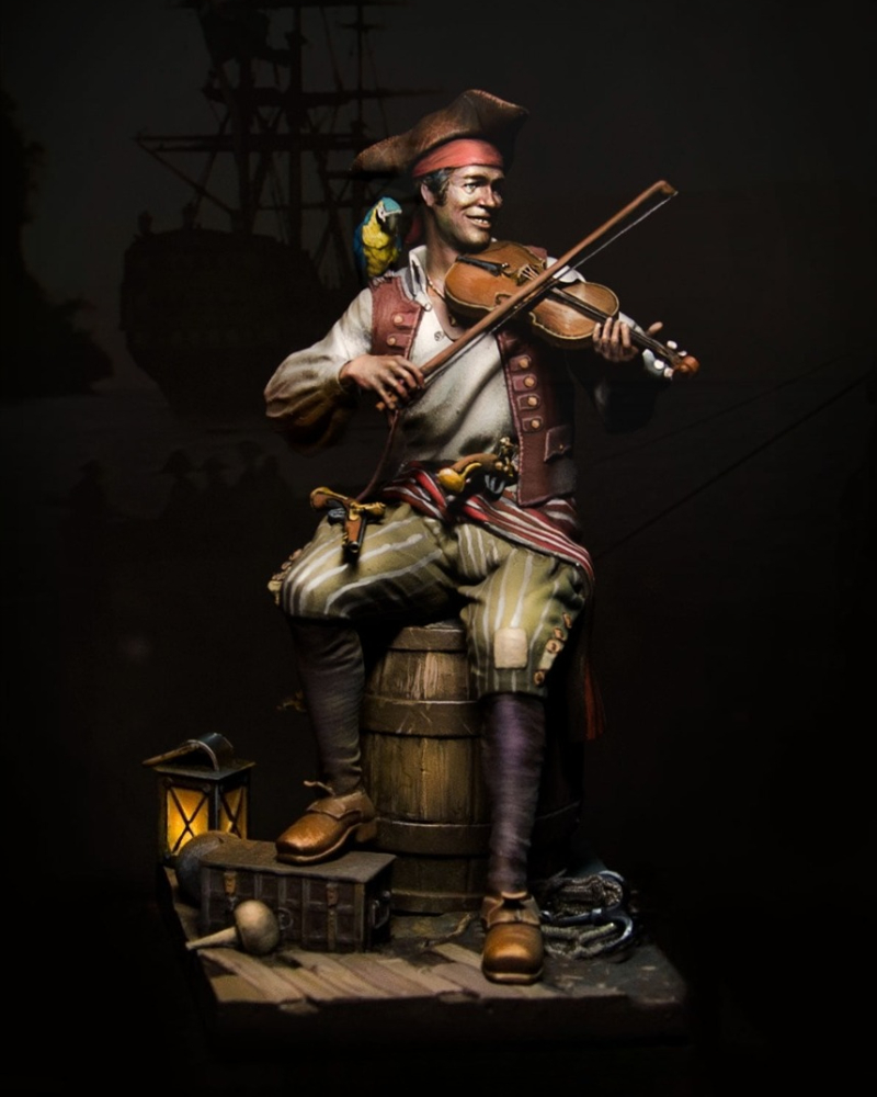 Musical Instrument Fagot - 1/24 Scale Die-Cast Resin Figure Model