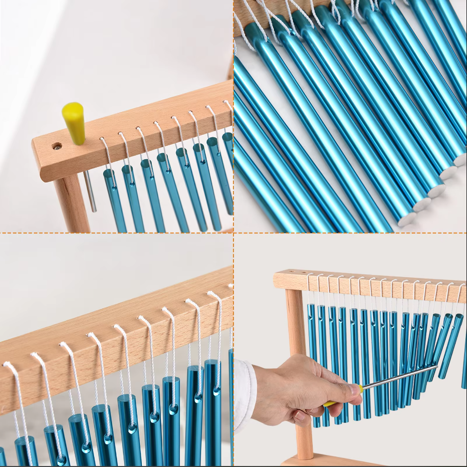 Celesta Musical Instrument - 20-Note Wind Chime with Mallet –