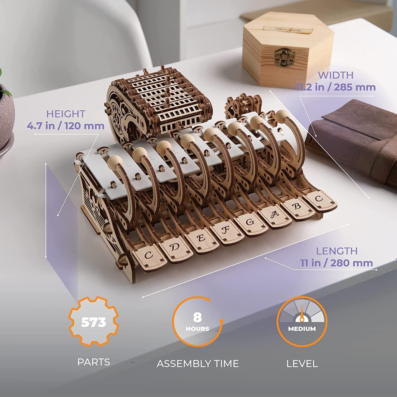 Celesta 3D Mechanical Puzzle - – Celesta Musical Instrument recenzja i cena