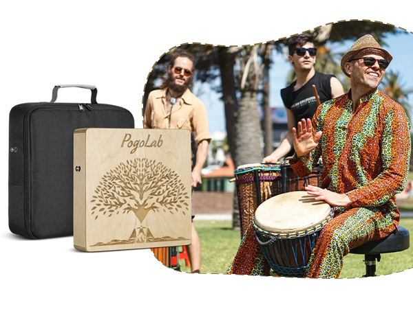 Pogolab Portable Cajon with Sn – Musical Instrument Cajon recenzja i cena