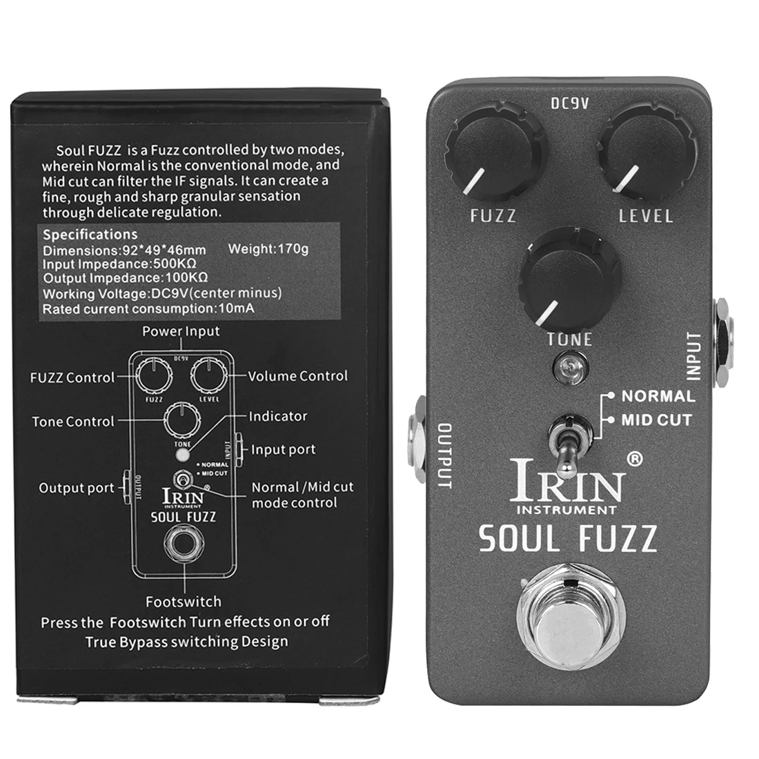 IRIN RS-11 Soul Fuzz Guitar Ef – Celesta Musical Instrument recenzja i cena