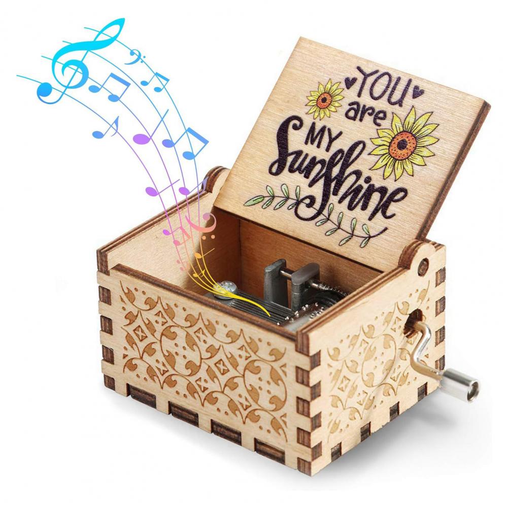 6.4* 5.2cm Mini Music Box Rota – Musical Instrument Cajon recenzja i cena