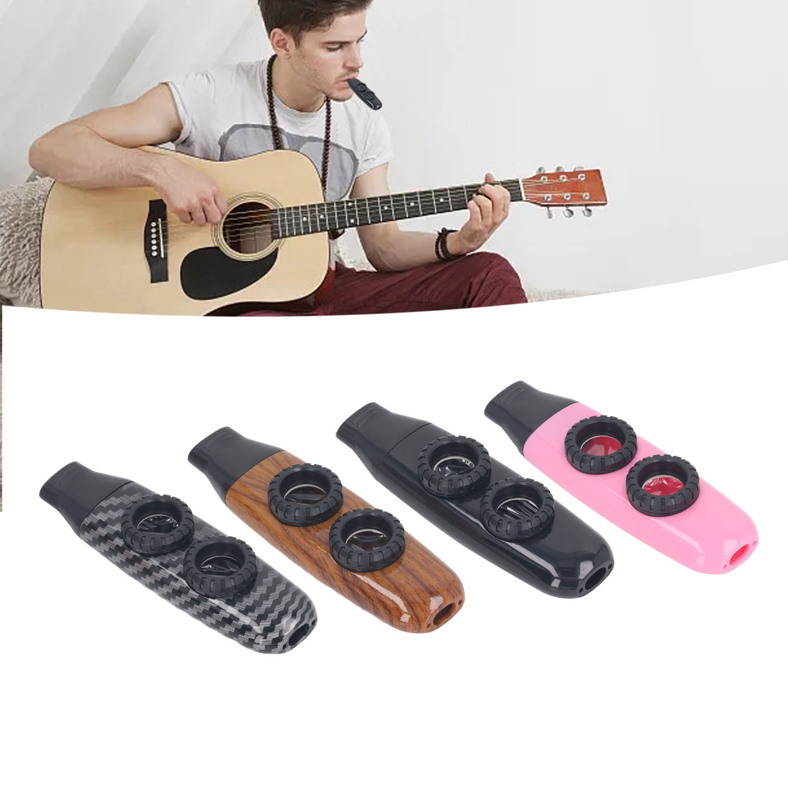 Kazoo Flute Dual Hole Flute Ad – Musical Instrument Flute recenzja i cena