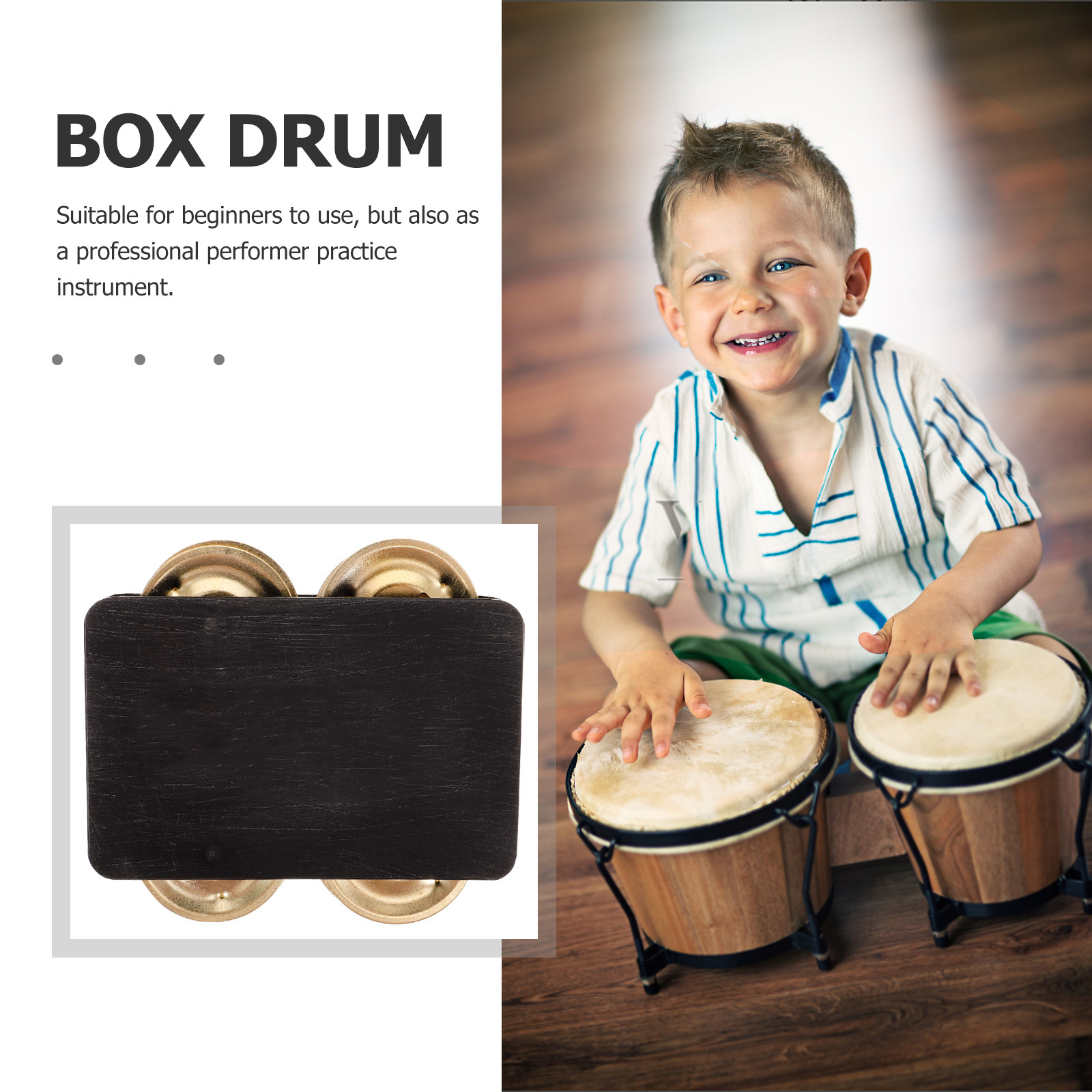 Cajon Tambourine Percussion In – Musical Instrument Cajon recenzja i cena