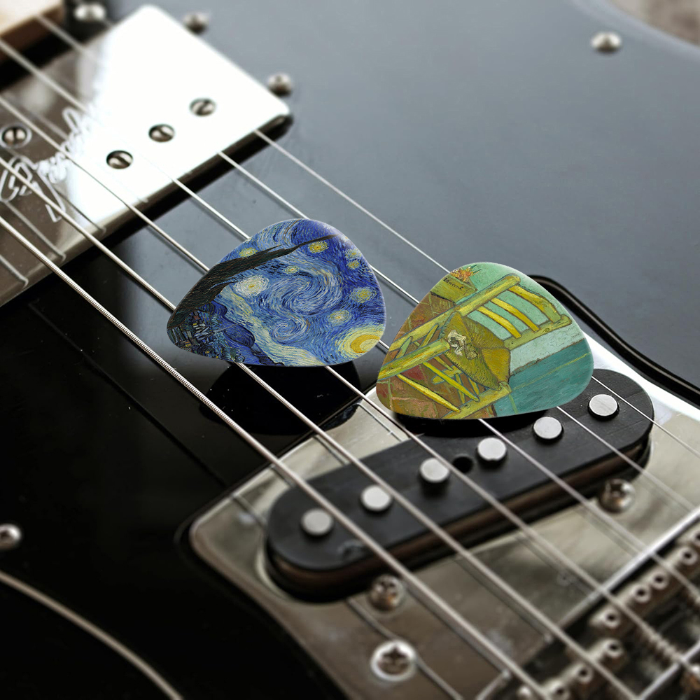 12pcs/Set Van Gogh Themed Guit – Musical Instrument Fagot recenzja i cena